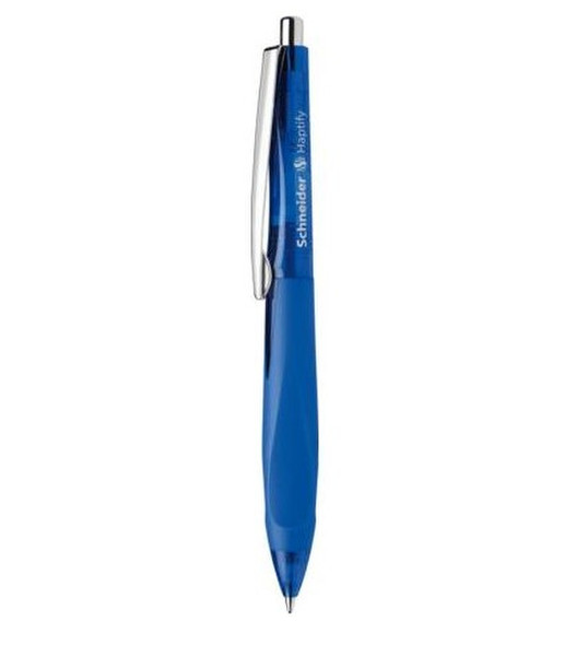 Schneider Haptify Clip-on retractable ballpoint pen Medium Blue 10pc(s)