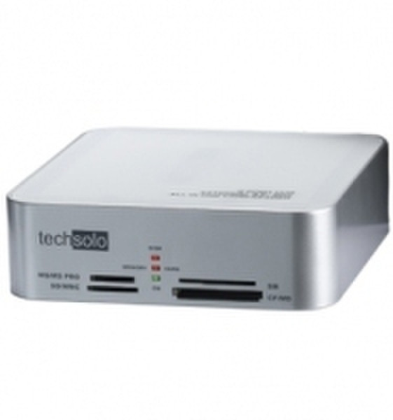 Techsolo TMR-700 USB 2.0 HDD Case + Hub + Card Reader 3.5Zoll Weiß