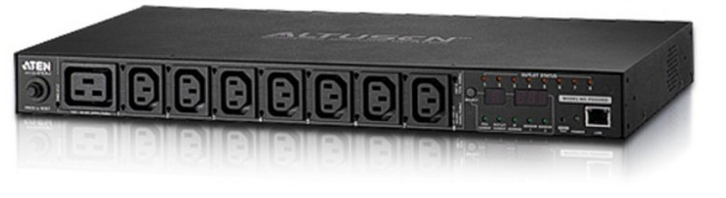 Aten PE8208 8AC outlet(s) 1U Black power distribution unit (PDU)