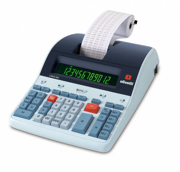 Olivetti Logos 802 Desktop Financial calculator Черный, Белый