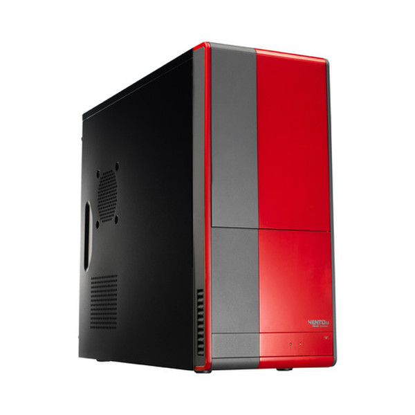 ASUS TA-B21 Midi-Tower Schwarz, Rot Computer-Gehäuse