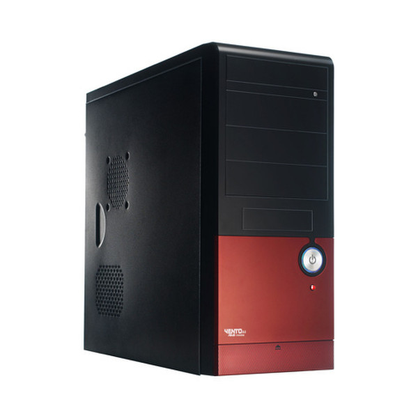 ASUS TA-8G2 Midi-Tower Schwarz, Rot Computer-Gehäuse