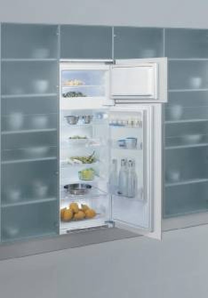 Whirlpool ART380/APIU Встроенный A+ Cеребряный холодильник с морозильной камерой