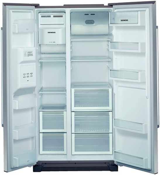 Siemens KA58NA70 Отдельностоящий 504л Cеребряный side-by-side холодильник