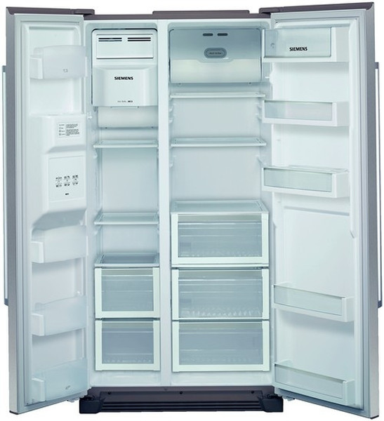 Siemens KA58NA70 freestanding 504L Silver side-by-side refrigerator