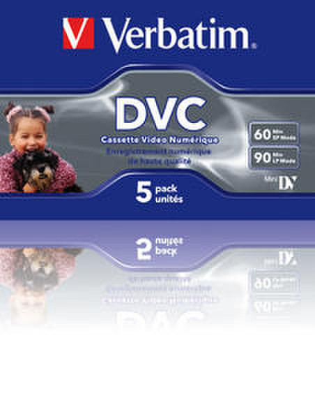 Verbatim Digital Video Cassette 60 Min 5 Pack 60min 5Stück(e)