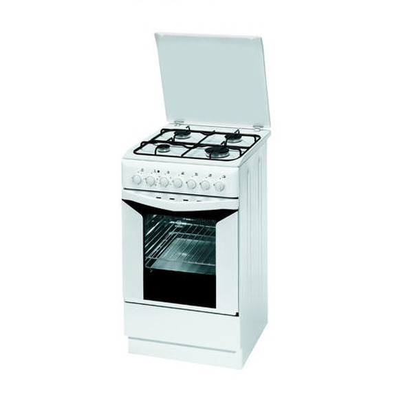 Indesit K1G11SW Freestanding Gas hob C White cooker