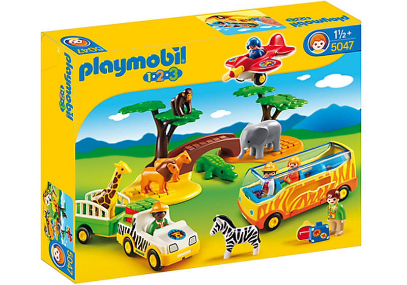 Playmobil 1.2.3 Large African Safari Baufigur