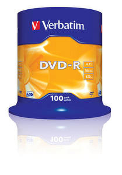 Verbatim DVD-R Matt Silver 4.7GB DVD-R 100pc(s)