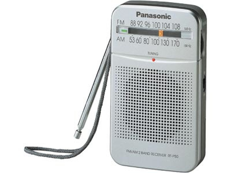 Panasonic RF-P50 Портативный Cеребряный радиоприемник