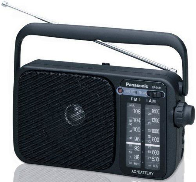 Panasonic RF-2400 Портативный Черный радиоприемник