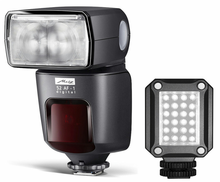 Metz mecablitz 52 AF-1 digital + mecalight LED-160 / Canon