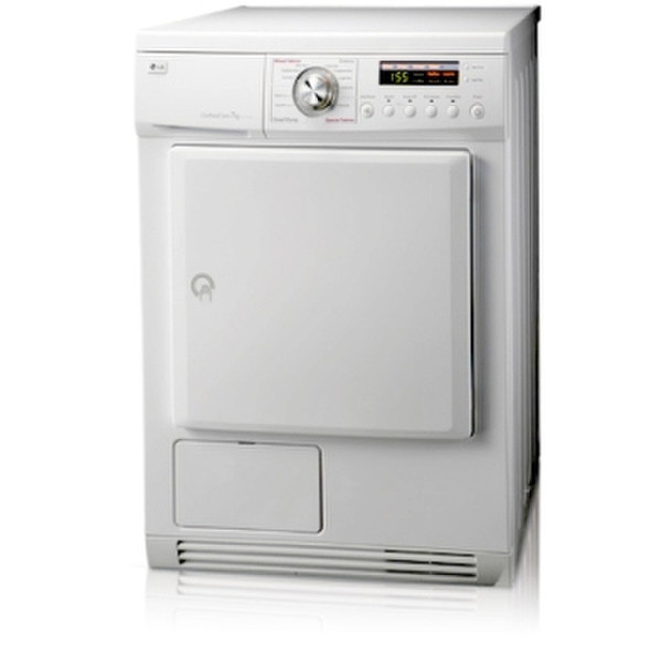 LG CD-7BKWM freestanding Front-load 7kg White tumble dryer