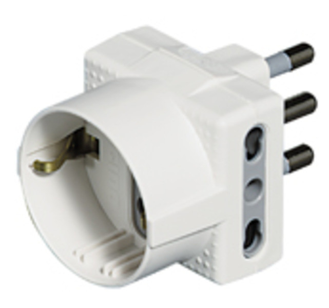 bticino S3611DE White power plug adapter