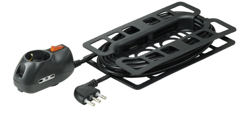 bticino 3635GB 3AC outlet(s) 5m Black power extension