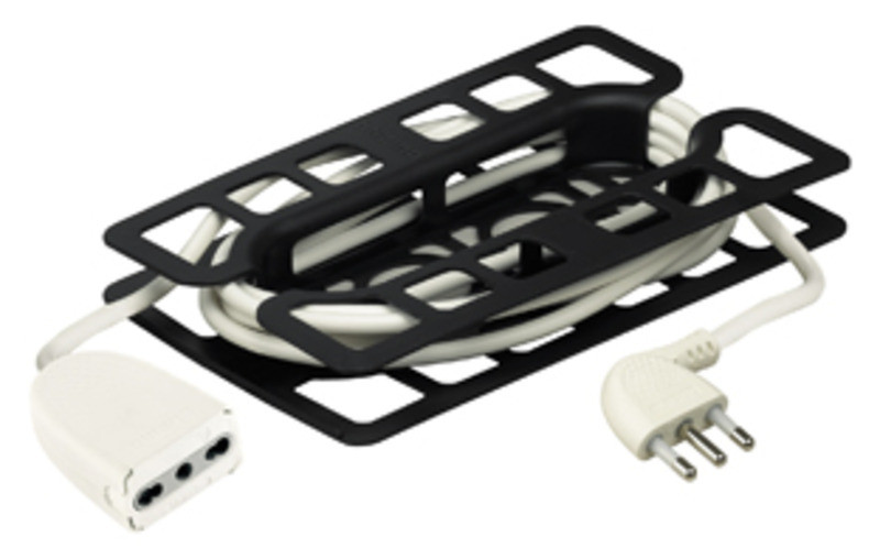 bticino 2537B 1AC outlet(s) 5m Black,White power extension