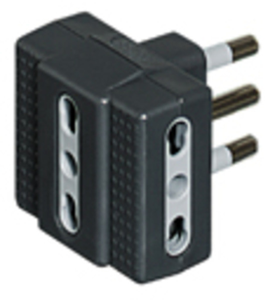 bticino S3604G Black power plug adapter