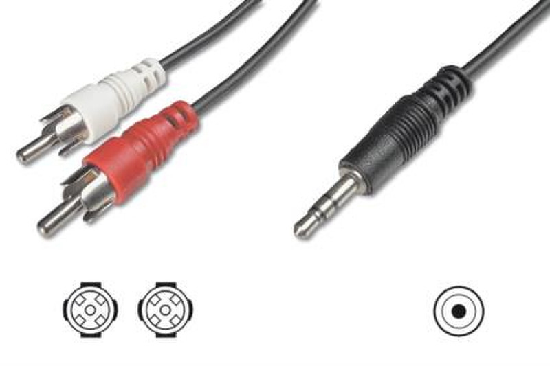 ASSMANN Electronic 1.5m 3.5mm - 2x RCA