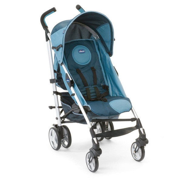 Chicco Lite Way Lightweight stroller Single Черный, Синий, Нержавеющая сталь