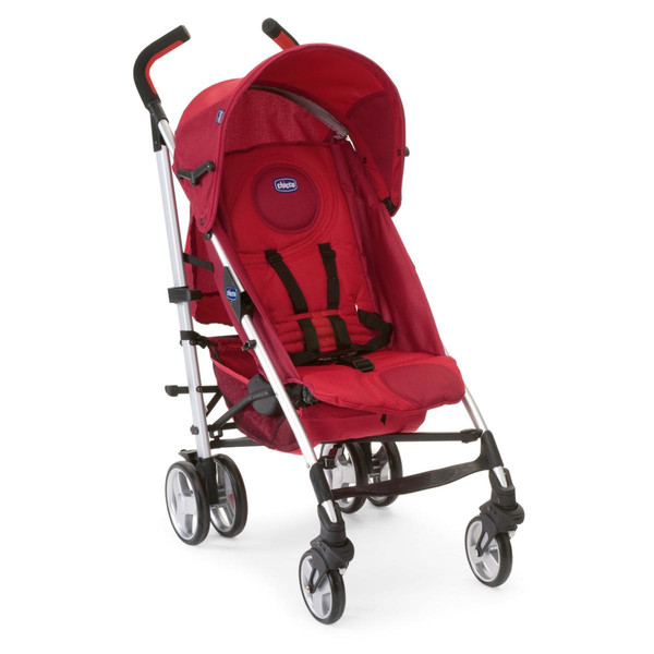 Chicco Lite Way Lightweight stroller Single Черный, Красный, Нержавеющая сталь
