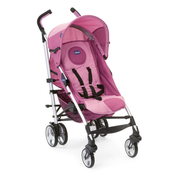 Chicco Lite Way Lightweight stroller Single Черный, Лиловый, Розовый, Нержавеющая сталь