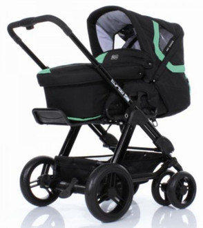 ABC Design Turbo 6S Traditional stroller 1место(а) Черный, Зеленый