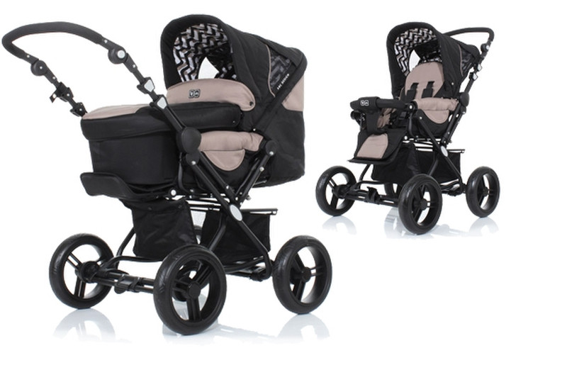 ABC Design Pramy Luxe Traditional stroller 1seat(s) Black,Sand,White