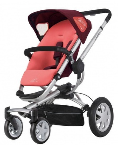 Quinny Buzz 4 Traditional stroller 1место(а) Черный, Розовый, Красный, Нержавеющая сталь