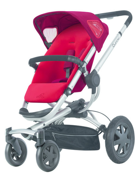 Quinny Buzz 4 Traditional stroller 1место(а) Черный, Красный, Нержавеющая сталь