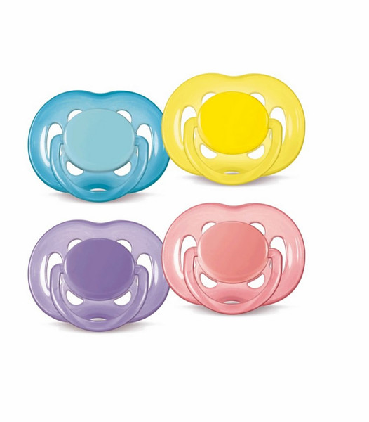 Philips AVENT SCF133/01 Free-flow baby pacifier Силиконовый Разноцветный соска-пустышка