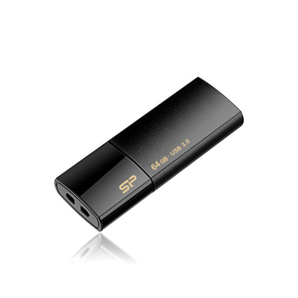 Silicon Power Blaze B05 64ГБ USB 3.0 Черный USB флеш накопитель