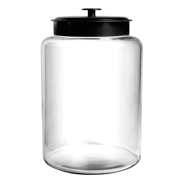 Anchor Hocking Company 88908 Round Glass Transparent jar