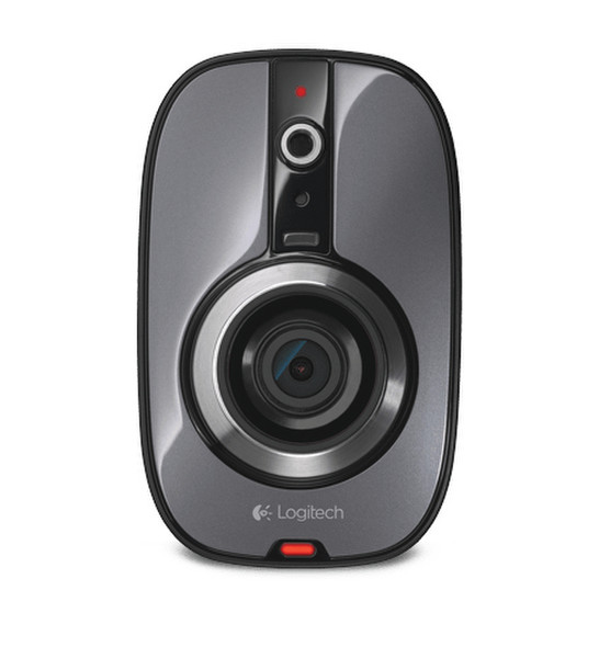 Logitech 961-000385 Для помещений Преступности и Gangster Черный, Серый камера видеонаблюдения