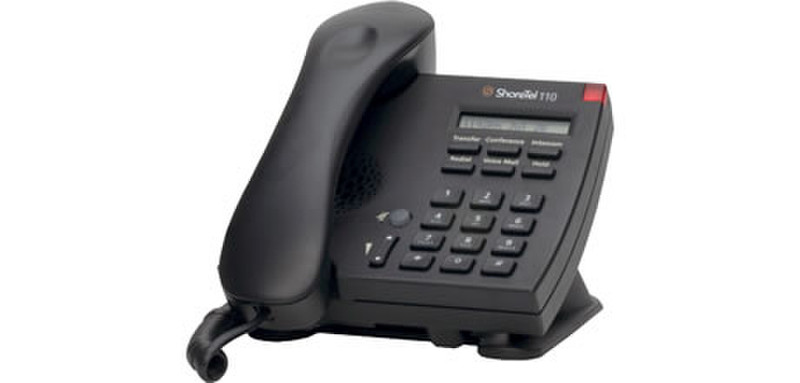 ShoreTel IP110 Wired handset 1lines Black