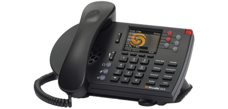 ShoreTel IP265 Wired handset 6lines Black