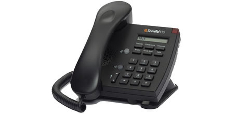 ShoreTel IP115 Wired handset 1lines Black