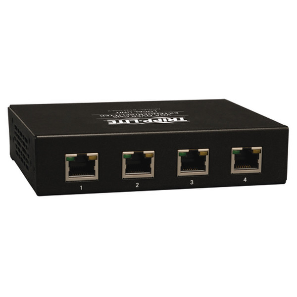 Tripp Lite 4-Port VGA over Cat5/Cat6 Extender Splitter, Box-Style Transmitter with EDID, 1920x1440 at 60Hz, Up to 305 m (1,000-ft.)