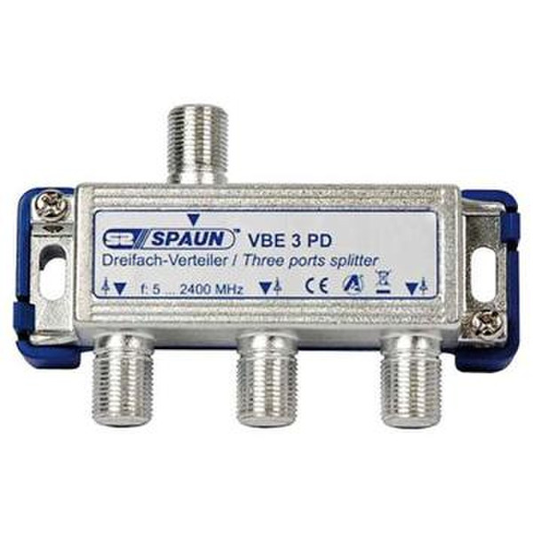 Spaun VBE 3 PD Cable splitter Metallisch