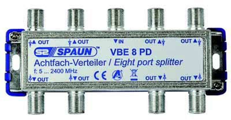 Spaun VBE 8 PD Cable splitter Metallisch