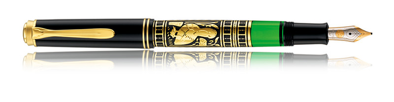 Pelikan M 700 Built-in filling system Black,Gold 1pc(s) fountain pen