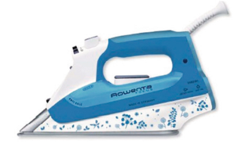 Rowenta DZ5910 Dry & Steam iron Stainless Steel soleplate 2400Вт Синий, Белый утюг