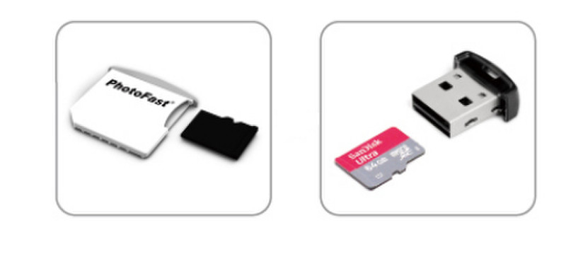 Photofast 71933 Aluminium,Black,White card reader