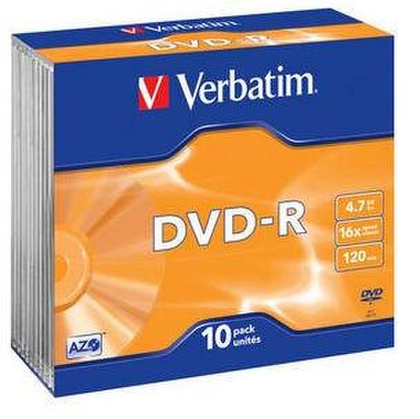 Verbatim 10x 4.7GB DVD-R 4.7GB DVD-R 10Stück(e)