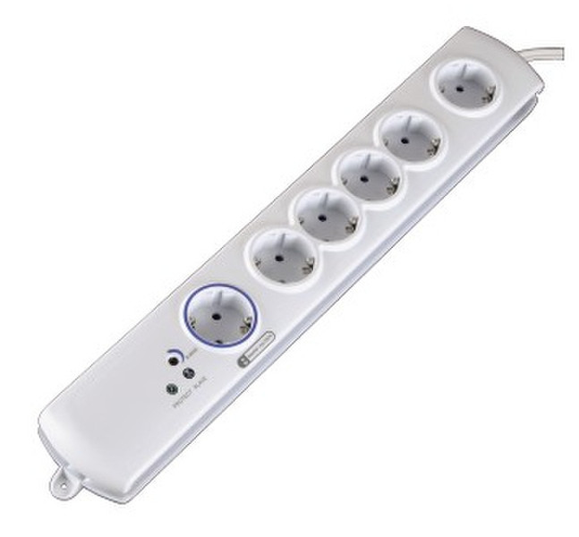 Xavax 111903 6AC outlet(s) 230V 1.4m White surge protector