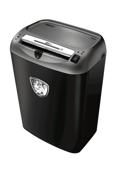 Fellowes Powershred 75Cs Cross shredding Черный, Cеребряный измельчитель бумаги