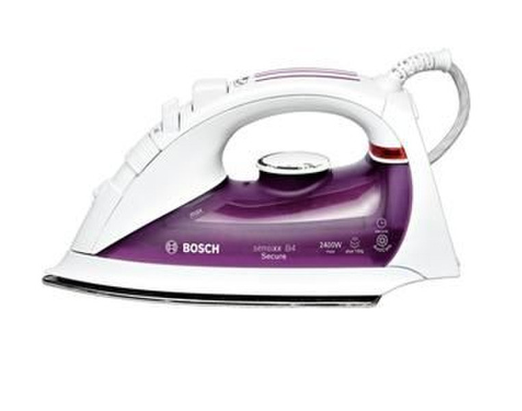 Bosch TDA5652 Dry & Steam iron Stainless Steel soleplate 2400W Violett, Weiß Bügeleisen