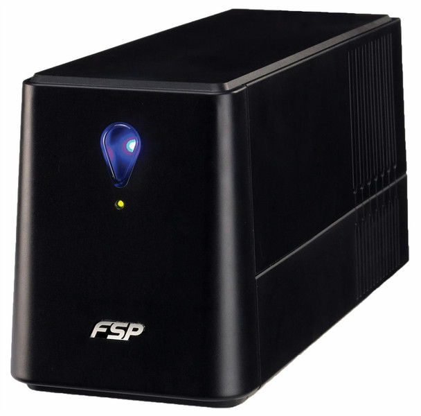 FSP/Fortron EP 650 SP Line-Interactive 650VA 2AC outlet(s) Tower Black uninterruptible power supply (UPS)