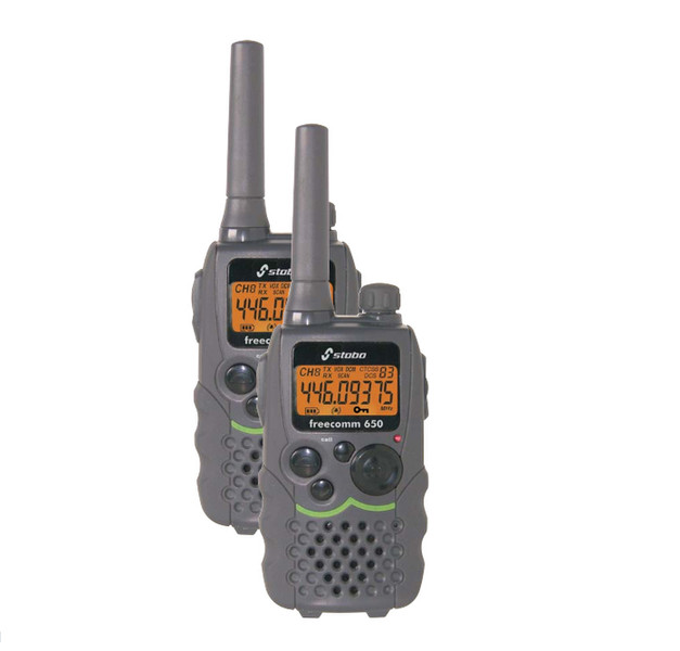 Stabo Freecomm 650 8channels 446MHz Black,Grey two-way radio