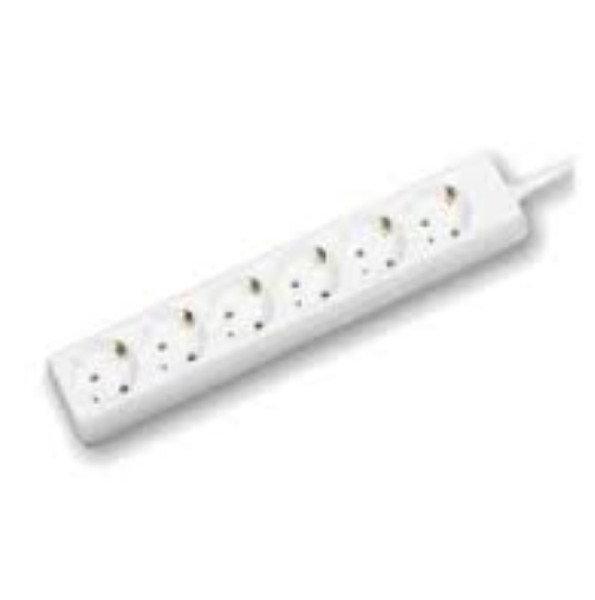 LogiLink LPS209 6AC outlet(s) 1.4m White power extension