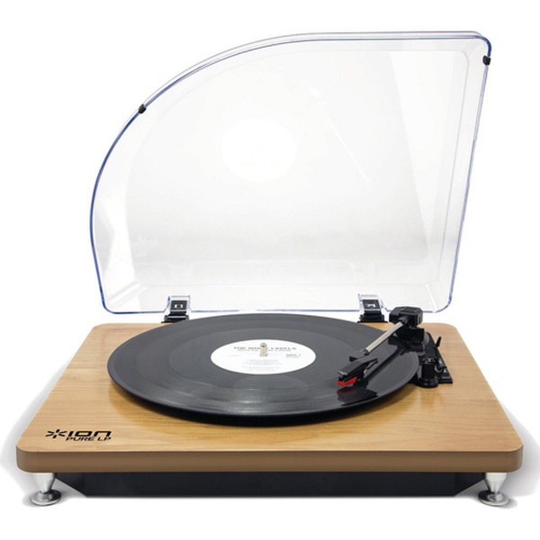 ION Audio Pure LP Belt-drive audio turntable Wood